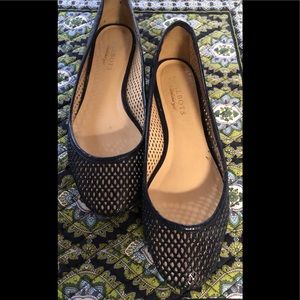 💙Talbots💙Navy Patent💙Ballet Flats💙